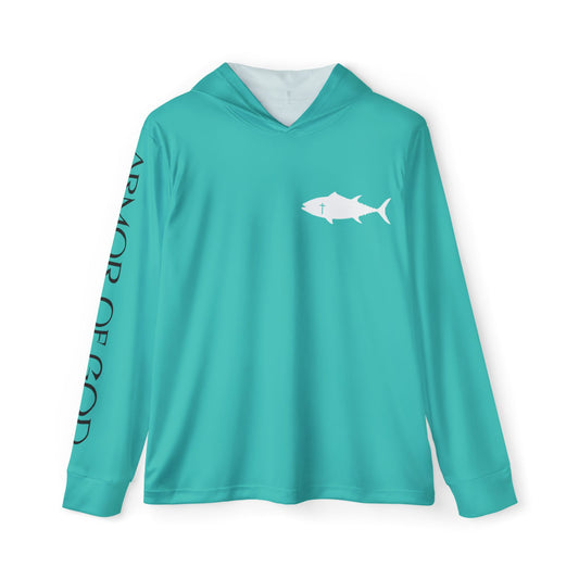 Do Not Conform Performance Hoodie - Teal - front