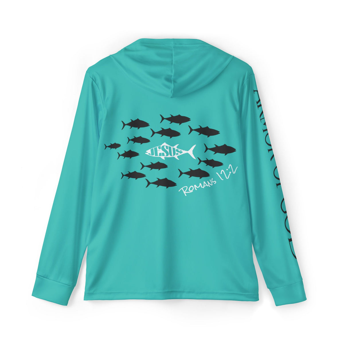 Do Not Conform Performance Hoodie - Teal - back