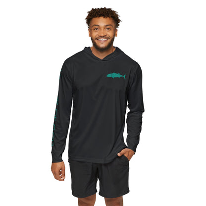 Do Not Conform Performance Hoodie - Black - model, front view